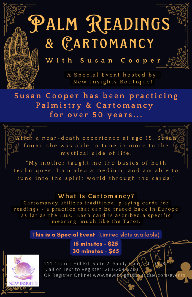 Susan Cooper - Palm Readings _ Cartomancy