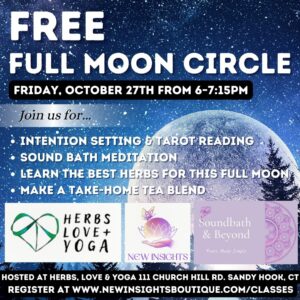 oct 27 full moon circle